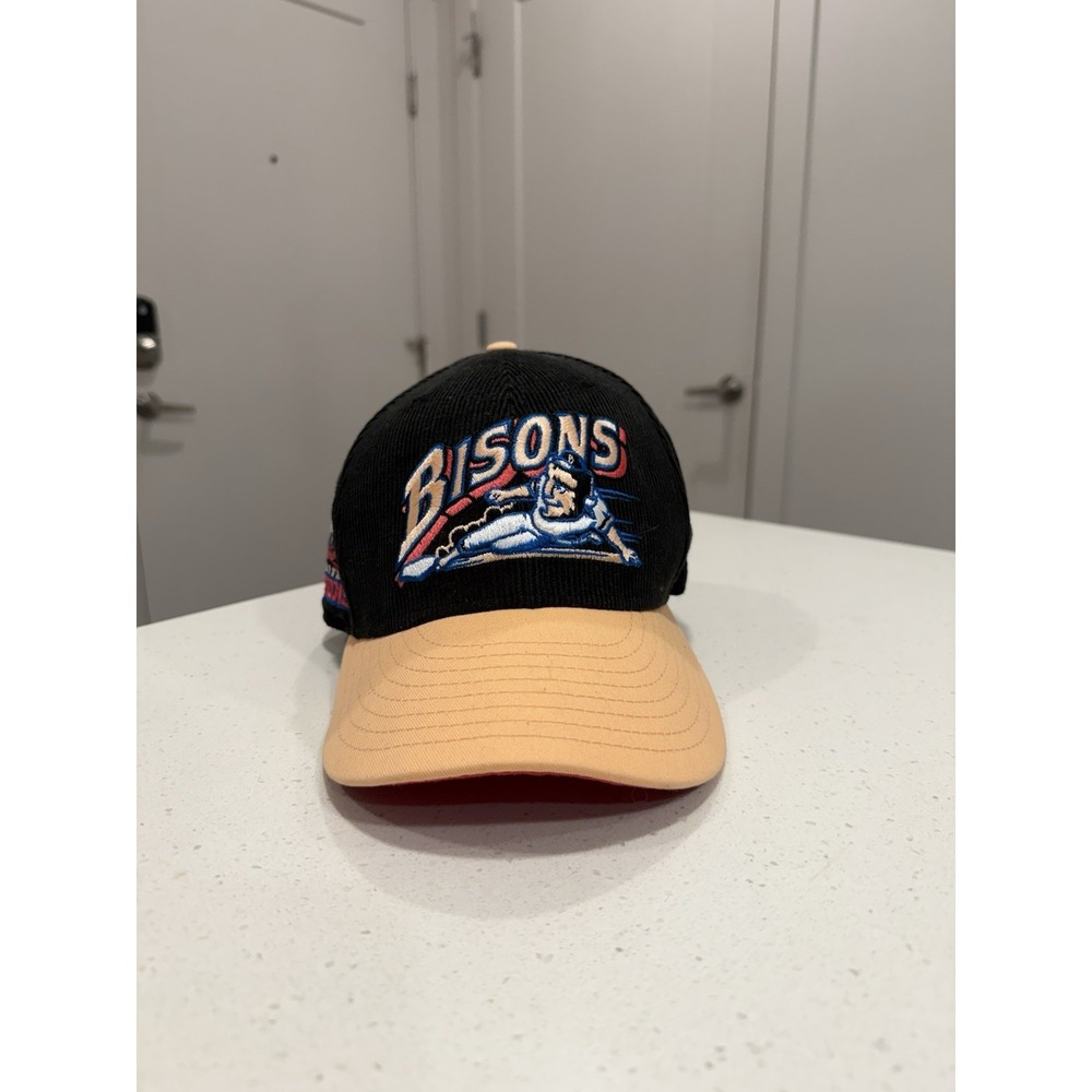 New Era Buffalo Bison Corduroy Hat Size 7